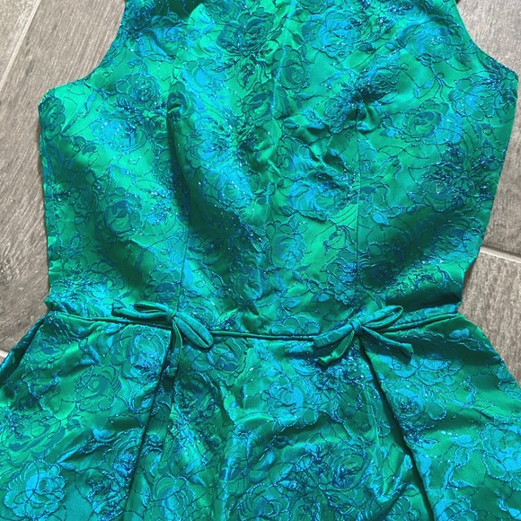 💚SOLD💚Vintage 1955-1963 Union label satin cocktail dress - Picture 8 of 14